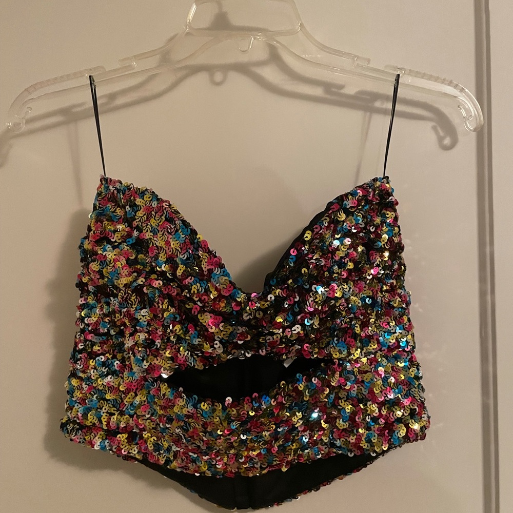 The Attico cut out tube/crop top